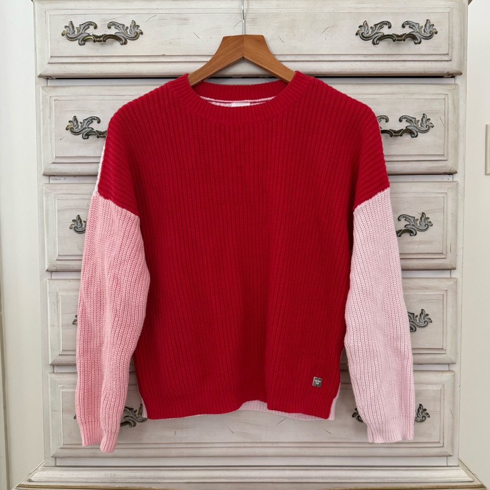 Carrement Beau Kids Red French Sweater
